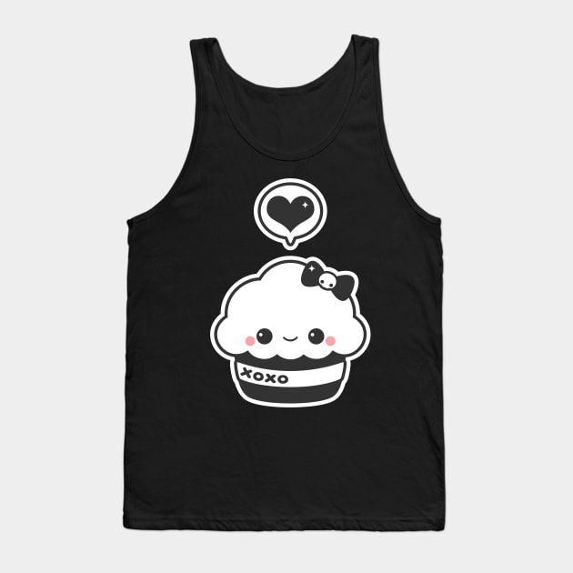 Kisses Cupcake Tank Top by sugarhai